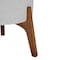 Baxton Studio Elkie Japandi Light Grey Boucle Fabric and Walnut Brown Finished Wood Ottoman Footstool 233-13323-ZORO - alternate 2